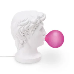 Seletti Tischleuchte Wonder Plastikmaterial Weis / H 40 Cm - Kunstharz & Glas - Rosa - Weis Discount