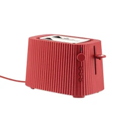 Alessi Toaster Plisse Plastikmaterial/ 2 Scheiben – 850 W - Rot Clearance
