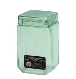 Diesel living with Seletti Topf Industrial Glass Glas/ Glas - L 22,5 Cm X H 11 Cm - Grun Transparent New