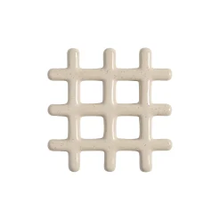 & klevering Topfuntersetzer Grid Keramik/ 19 X 19 Cm - Steinzeug - Beige Sale