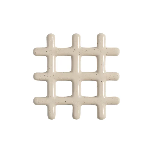 & klevering Topfuntersetzer Grid Keramik/ 19 X 19 Cm - Steinzeug - Beige Sale