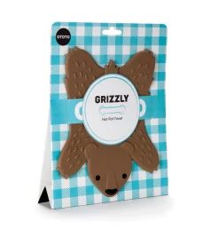 Pa Design Topfuntersetzer Grizzly Plastikmaterial/ Silikon - Braun Clearance