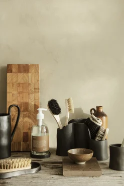 Ferm Living Topfuntersetzer Merge Keramik Braun / Keramik - Handgefertigt In Italien - Mokka Online