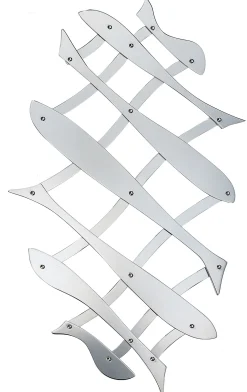 Alessi Topfuntersetzer Pescher Metall Ausziehbar - Stahl Cheap