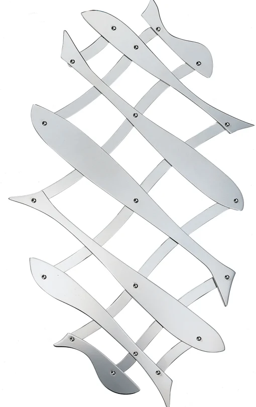Alessi Topfuntersetzer Pescher Metall Ausziehbar - Stahl Cheap