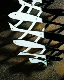 Alessi Topfuntersetzer Pescher Metall Ausziehbar - Stahl Cheap