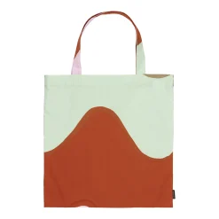 Marimekko Tote Bag Lokki Textil Rot / Baumwolle - 44 X 43 Cm - Grun - Rot Store