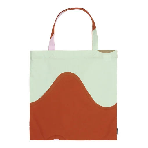 Marimekko Tote Bag Lokki Textil Rot / Baumwolle - 44 X 43 Cm - Grun - Rot Store