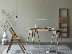 Design House Stockholm Treppenleiter Step Holz Natur Zusammenklappbar / Holz - H 66 Cm - Eiche Best