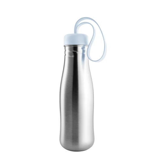 Eva Solo Trinkflasche Active Metall Blau / 0,7 L - Edelstahl - Weiches Blau Outlet