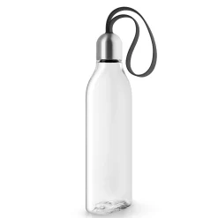 Eva Solo Trinkflasche Backpack Plastikmaterial/ 0,5 L - Trinkflasche Fur Unterwegs Aus Umweltfreundlichem Kunststoff - Schwarz - Stahl - Transparent Store