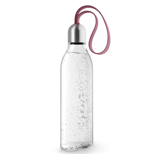 Eva Solo Trinkflasche Backpack Plastikmaterial Violett / 0,5 L - Trinkflasche Fur Unterwegs Aus Umweltfreundlichem Kunststoff - Granatapfel - Stahl - Transparent New