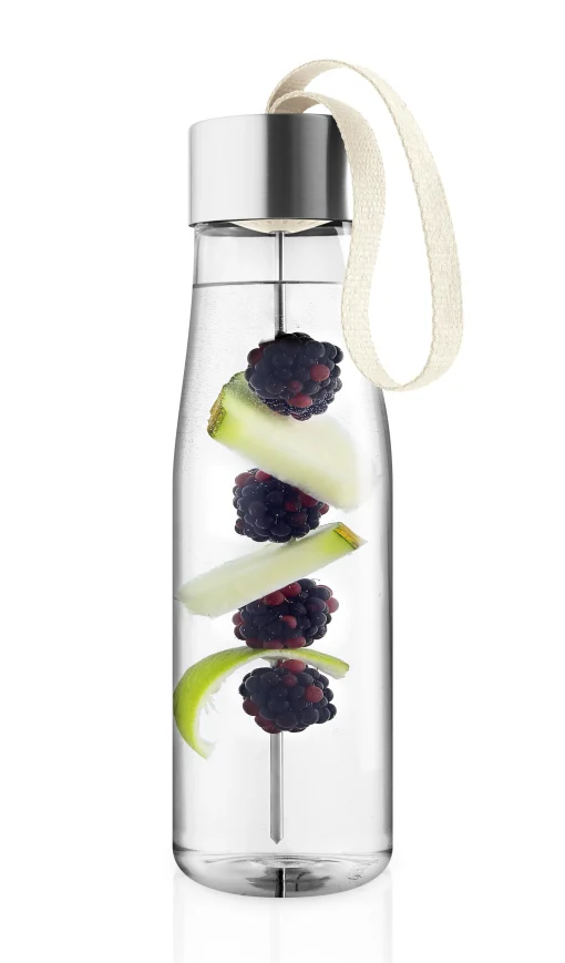 Eva Solo Trinkflasche Myflavour  0,75L Plastikmaterial/ Umweltfreundlicher Kunststoff - Aroma-Spies - Transparent - Weis Outlet