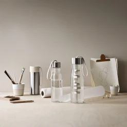 Eva Solo Trinkflasche Myflavour  0,75L Plastikmaterial/ Umweltfreundlicher Kunststoff - Aroma-Spies - Transparent - Weis Outlet