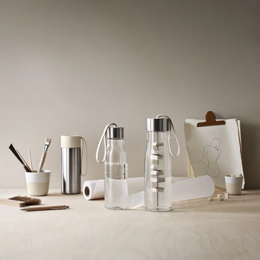 Eva Solo Trinkflasche Myflavour  0,75L Plastikmaterial/ Umweltfreundlicher Kunststoff - Aroma-Spies - Transparent - Weis Outlet