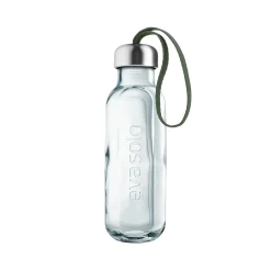 Eva Solo Trinkflasche Recycled Glas Transparent / 0,5 L - Recycling-Glas - Kaktus-Grun - Transparent Shop