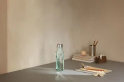 Eva Solo Trinkflasche Recycled Glas Transparent / 0,5 L - Recycling-Glas - Kaktus-Grun - Transparent Shop