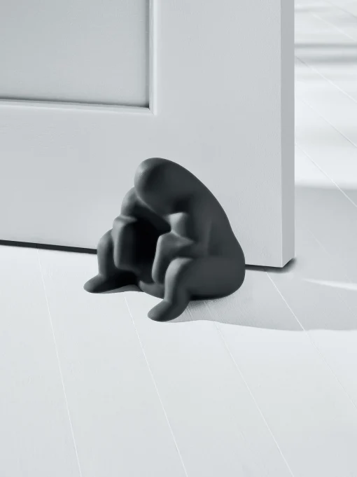 Alessi Turstopper Dede Plastikmaterial/ By Starck - Schwarz New