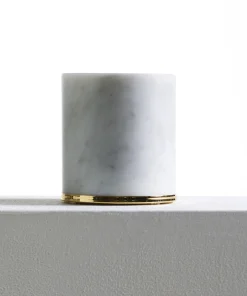 Opinion Ciatti Turstopper  Stein Weis / Marmor - H 10 Cm - Gold - Weis Discount