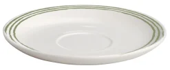 Alessi Untertasse Acquerello Keramik Weis Grun / Passend Zur Teetasse "All-Time" - Grun - Weis Best