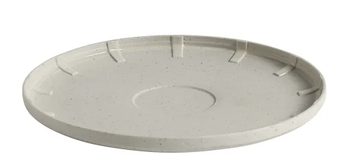Hay Untertasse Paper Porcelain Keramik Weis Grau / Passend Zur Kaffeetasse "Paper Porcelaine“ - Aus Porzellan - Hellgrau Cheap