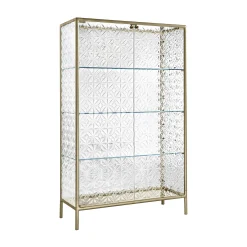 FIAM Utensilien Echo Glas Gold / Aluminium & Glas - L 101 X H 163 Cm - Gold - Transparent Cheap