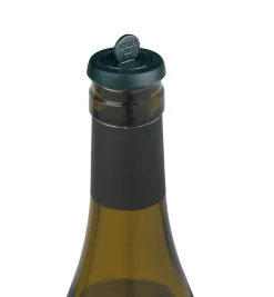 L'Atelier du Vin Vakuumpumpe Gard'Vin On/Off Metal Plastikmaterialset Mit Vakuum Luftpumpe + 2 Luftdichten Verschlussen - Verchromt Shop