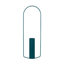 Fermob Vase Itac Metall Blau / Zylindrisch - L 26 X H 76 Cm - Acapulcoblau Cheap