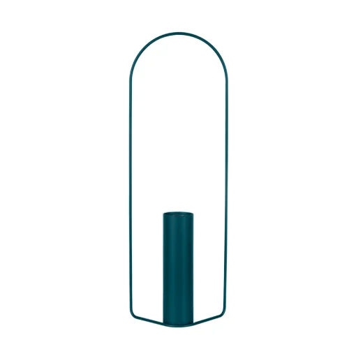 Fermob Vase Itac Metall Blau / Zylindrisch - L 26 X H 76 Cm - Acapulcoblau Cheap