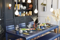 Fermob Vase Itac Metall Blau / Zylindrisch - L 26 X H 76 Cm - Acapulcoblau Cheap