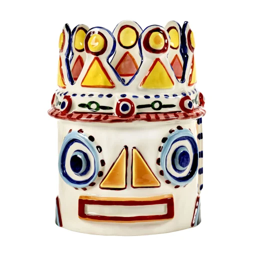 Serax Vase Sicily 2 Keramik / O 27 X H 34,5 Cm - Handbemalt - Bunt Hot