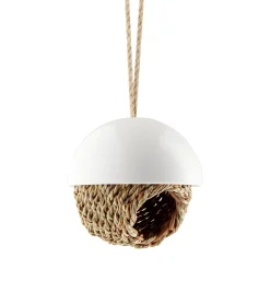 Eva Solo Vogelhaus  Keramik Faser Weis Braun / O 13 Cm - Natur - Weis Flash Sale