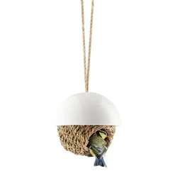 Eva Solo Vogelhaus  Keramik Faser Weis Braun / O 13 Cm - Natur - Weis Flash Sale