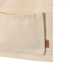Ferm Living Wandablage Canvas Textil Weis Beige / L 70 X H 70 Cm - 6 Taschen - Gebrochen Weis Hot