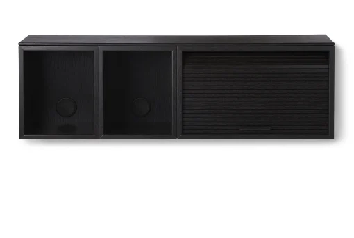Northern Wandablage Hifive Slim Holz Natur / Tv-Möbel - L 100 X H 30 Cm - Schwarz Sale
