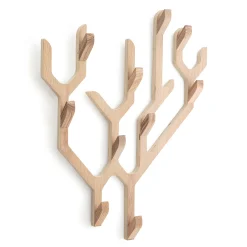Harto Wandgarderobe Ambroise Holz Natur / L 56 X H 68 Cm - Eiche - Eiche Natur Sale