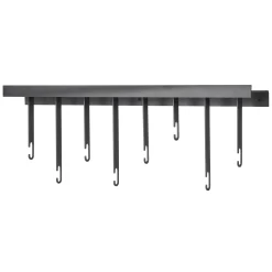 Design House Stockholm Wandgarderobe Atelier Metall/ L 60 Cm - Mit Integriertem Regal - Schwarz Cheap