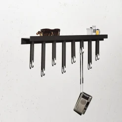Design House Stockholm Wandgarderobe Atelier Metall/ L 60 Cm - Mit Integriertem Regal - Schwarz Cheap