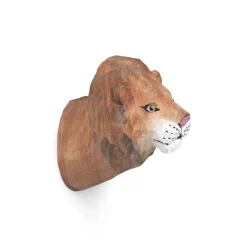 Ferm Living Wandhaken Animal Holz / - Handgeschnitzt - Bunt Fashion