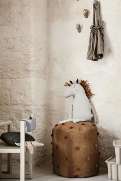 Ferm Living Wandhaken Animal Holz / Hippo - Handgeschnitzt - Bunt Cheap