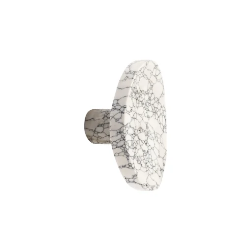 & klevering Wandhaken Crackle Corian Weis / 7 X 4,5 Cm - Grau - Weis Flash Sale