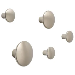 Muuto Wandhaken The Dots Metal Metall Braun / O 5 Cm - Taupe Discount