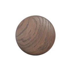 Muuto Wandhaken The Dots Wood Holz Braun / Small - / O 9 Cm - Dunkelbraun Flash Sale