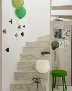 Muuto Wandhaken The Dots Wood Holz/ 5Er Set - Grau Fashion