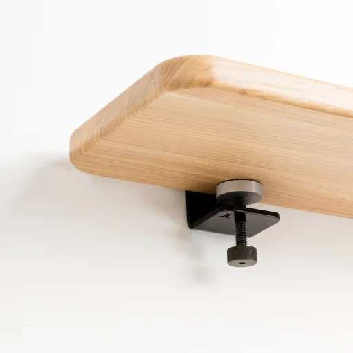 TIPTOE Wandhalter Bracket Grau Metall / Mit Schraubzwinge - Um Ein Regal Zu Gestalten - Verwitterter Stahl Best