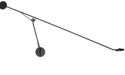 DCW editions Wandleuchte Aaro Led Metall/ L 155 Cm - Beweglicher Arm - Schwarz Sale