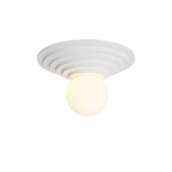 Axel Chay Wandleuchte Lolo Plastikmaterial/ Eps-Schaumstoff & Glas O 30 Cm - Weis Discount