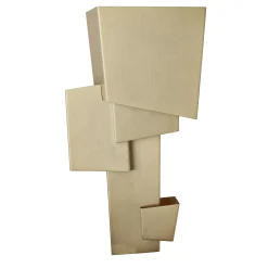 DCW editions Wandleuchte Map 1 Led Gold Metall / Large - L 23,5 X H 39,8 Cm - Messing Shop