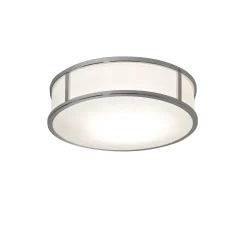 Astro Lighting Wandleuchte Mashiko Round Led Glas Metall / O 30 Cm - Glas - Verchromt - Weis Best Sale