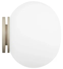 Flos Wandleuchte Mini Glo-Ball Glasdeckenleuchte - Weis Clearance
